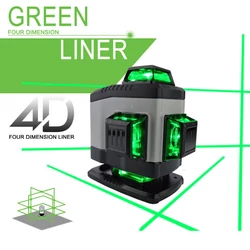 Green Liner 4D zöld szintezőlézer Kofferben, konzollal, távirányítóval