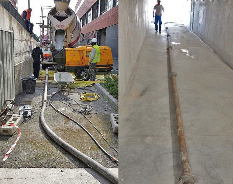 Betonpumpa működés szerint lehet mechanikus vagy hidraulikus